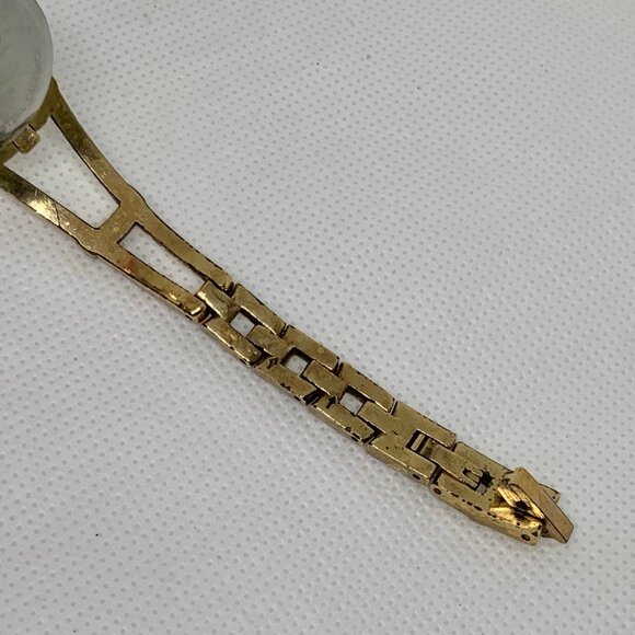 Relic your style found women gold tone watch 22mm rhinestones up to 6.5” running - Picture 6 of 7